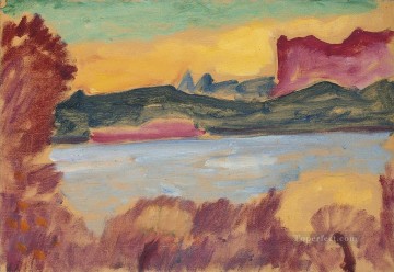 Alexey Petrovich Bogolyubov Painting - landschaft genfer ver 1915 Alexej von Jawlensky